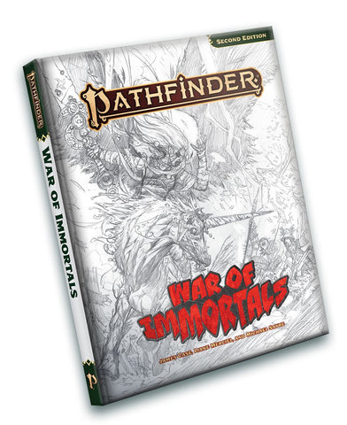 Pathfinder RPG 2E War of Immortals Sketch Cover Edition